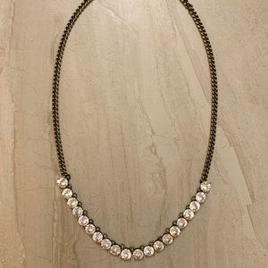 White crystal necklace